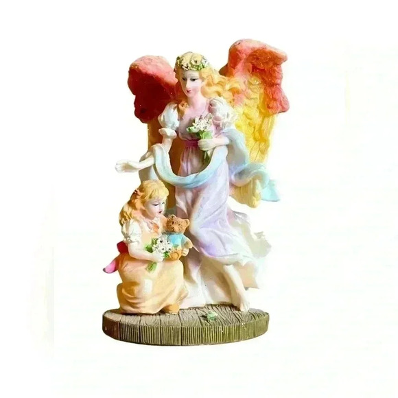 SERAPHIM Classic Angel and Small Child Figurine - Picture 1 of 9